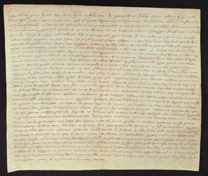 Carta de Luís IX ao seu irmão Alphonse (1220-71), Comte de Poitiers, 11 de agosto de 1251